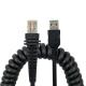5m 16.4 Feet Spiral USB Cable For Honeywell Barcode Scanner