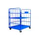 Corrosion Protection Metal Cage Trolley 1000kg Capacity For Milk Transport