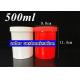 Widemouthed Small Plastic Makeup Containers 100ml 250ml 1000ml PP Cosmetic Pet Jar