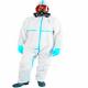 Cleanroom Chemical Medical Ppekit Disposable Hazmat Suit Coverall PPE