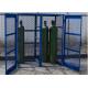 Propane Bottle Storage Cage , Refrigerant Storage Cage Single / Double Doors