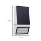 Outdoor Motion Detector Solar LED Security Light With Radar Microwave