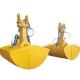 CE Approval Hydraulic Excavator Clamshell Bucket For Construction Machinery