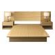 Easy To Clean Commercial Hotel Furniture , E1 MFC Board Health Apartment Bed