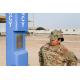 Safety Impact Resistant Emergency Telephone Tower  for Military Base / Campus