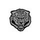 Laser Cut Clothing Embroidered Patches Heat Sealed Fabric Material For Jacket Decoration