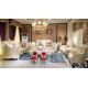 Elegant Classic French Furniture / French Style Living Room Furniture Leather Sofa Set