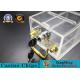 745g Casino Game Accessories Full Clear Handle Acrylic Thickness Locking Discard Box