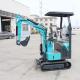 Municipal Works Mini Digger Excavator Multi Function Small 1.5 Tonne Digger