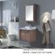Wall Hanging Vanity Pvc Bathroom Cabinet 610*470*500mm Environment Friendly