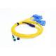 12 Fibers MPO To LC Singlemode Fiber Optic MPO-LC 2.0mm Straight Harness Cables