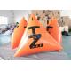 Water Game Triathlon Race Custom Logo Orange Triangle Shape Inflatable Marker Buoy For Racing Marks
