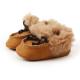 2019 winter Velvet plush Moccasins 0-2 years boy and girl Warm baby booties