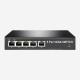 54VDC 5 Port PoE Gigabit Switch 10 100 1000M 4 Ports Support IEEE802.3at IEEE802.3af