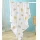 Natural Crinkled Infants Muslin Gauze Fabric Clothing 57 Inch Breathable