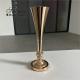 Events Wedding Art Decoration Vase Gold Metal Trumpet Vases Party