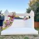 Outdoor Inflatable Bounce House White Wedding Bouncer Inflatable Jumping Bounce House
