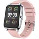 Silica Gel Strap 200mAh 50mm Heart Rate Monitoring Smart Watch For Ladies