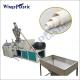PVC Pipe Conical Twin Screw Extruder / Plastic Pipe Extruder Equipment