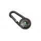 Aluminum Compass Style Snap Hook Carabiner For Backpack Keychain Outdoor
