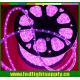 waterproof mini led lights 10mm 2 wire pink christmas rope light