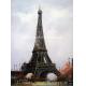 Impression Style Eiffel Tower Oil Painting On Canvas 50x60 Cm Home Decor