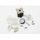 White Plastic PP POM 2 Way Solenoid Valve , Reverse Osmosis accessories