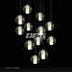 Led Glass Decorative Chandelier Lighting Fixture Hanging Lamp