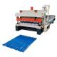 Color Steel 0.3-0.8mm Glazed Tile Roll Forming Machine Hydraulic Shear Forming