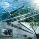 Venlo Type Glass Greenhouse With Aquaponics Ventilation System