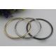 Cheap Customized Handbag Metal Iron Wire Light Gold Big Size 90 mm O Rings For Strap