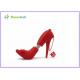 2.0 High heeled shoes personalised small USB Flash Memory Disk , Fashion 2D 3D shoes Customize PVC 16GB Cartoon USB KEY