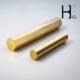 SGS Round Brass Rods Fadeproof 22mm Round Bar High Hardness
