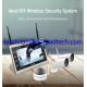 High Quality 4CH Wifi IP Cameras 960P Wireless NVR with 11 HD LCD Display Screen