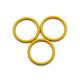 Yellow Silicone Sealing Rings FKM NBR Rubber O Ring Compression Moulded