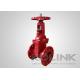 Fire Protection Gate Valve Rubber Seat Rising Stem Cast Iron Fire Fighting