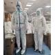 Latex Free Disposable Protective Suit , Disposable Full Body Suit Skin Friendly