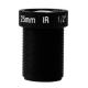1/2 25mm 5Megapixel F2.4 S Mount M12x0.5 Non-Distortion IR Board Lens, good ecomonic 25mm lens