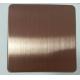 304 430 No4  bronze colored stainless steel sheet 1219*2438mm with PVC coating