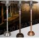 Remote Control Round Natural Gas Patio Heater 80~120 Square Meters Heating Area