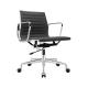 Chromed Aluminum Lifting Conference Chair / Colored Low Back Office Chair