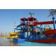 Holiday Resorts Water Playground Equipment Hot Dip Galvanizing Steel Structure