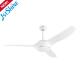 White 220 Volt Dc Motor Energy Saving Ceiling Fan With No Noise