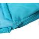 180x50cm Blue Light Cotton Zero Degree L Size Oval Sleeping Bag