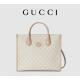 Small Supreme Gucci Canvas Shoulder Bag Tote With Interlocking G