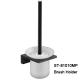 Black color Low Price Eco-friendly Stainless Steel Set Holder And Toilet Brush