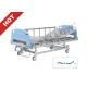Old Man Medical Supply Hospital Bed , Portable Nursing Bed With Blue ABS Head / Foot Board