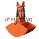 Clamshell Hydraulic Scrap Bucket For 20 Ton 30 Ton Excavator