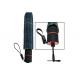 Classical Plaid Umbrella With Usb Charger Power Bank Handle Diameter 97cm