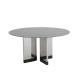 Mirrored Marble And Iron Dining Table Round Marble Table With Gold Base